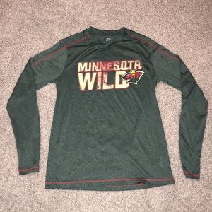 MN Wild performance medium long sleeve